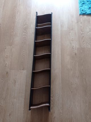 Estantería CD - Madera oscura