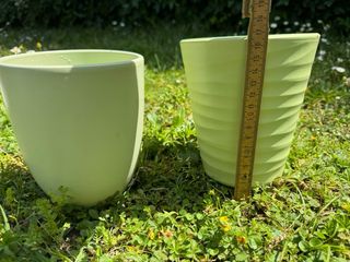 set di 2 Vasi verdi