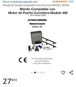 Mandos inalámbricos para puerta de garaje