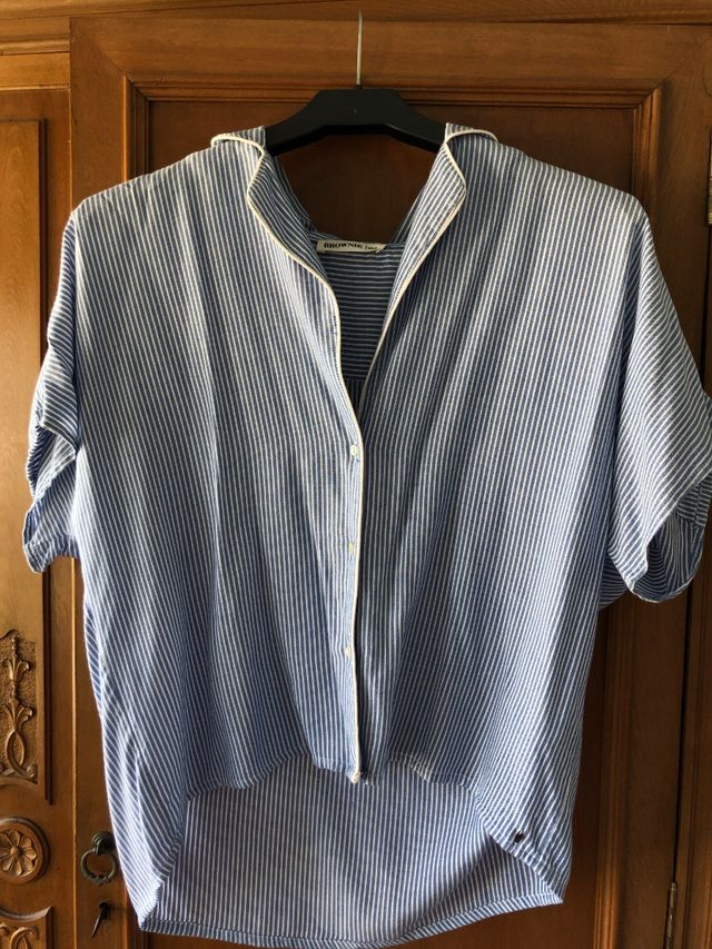 Camisa rayas manga corta