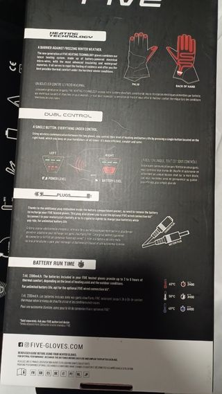 SIN ESTRENAR GUANTES CALEFACTABLES