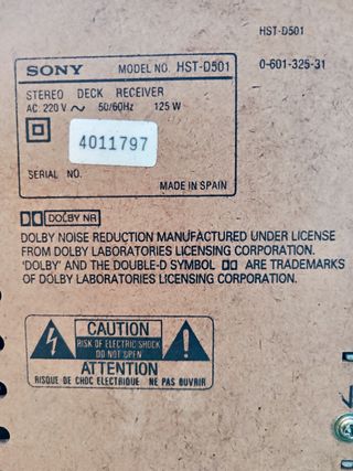 MINICADENA SONY CON MODULO DIGITAL BLUETOOTH USB