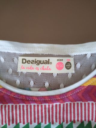 Camiseta Desigual niña multicolor