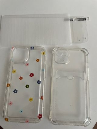 Fundas iPhone 13: 2 fundas + 3 protectores
