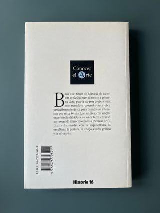 Manual de técnicas artísticas