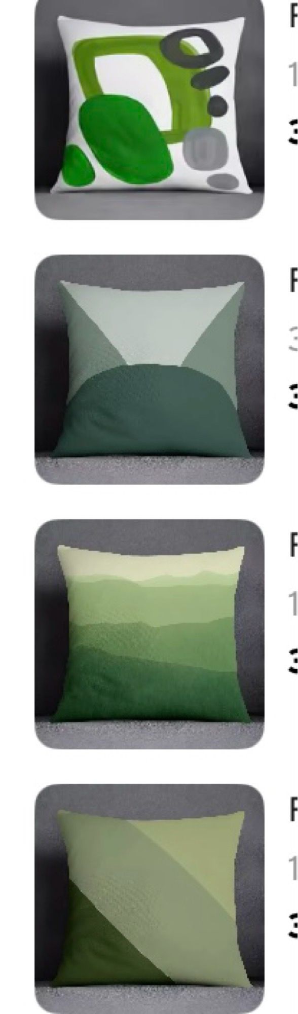 Fundas cojines verdes 45x45cm