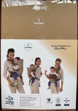 Mochila Portabebés Jane Dual 3 posiciones