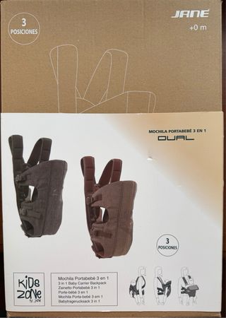 Mochila Portabebés Jane Dual 3 posiciones