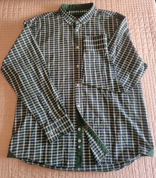 Camisa cuadros hombre talla 6