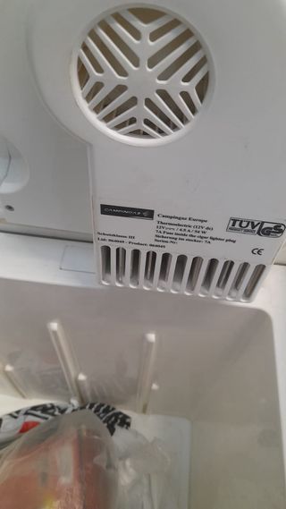 Nevera Camping portátil azul ELECTRICA