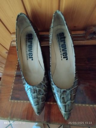 Zapatos Strover piel cocodrilo