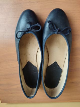 Parisinas o merceditas piel talla 36