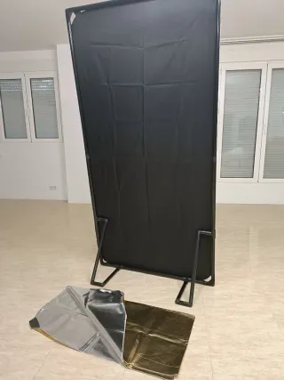 Reflector y difusor para estudio de forografia