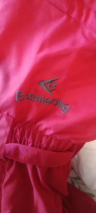 Mono esquí mujer rojo. IMPECABLE. 2 usos. Talla 38