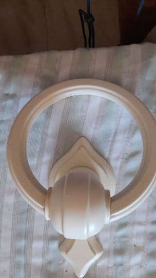 Perchas de baño blancas - Madera