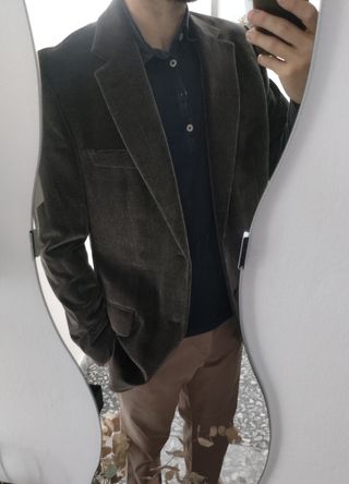 Americana Hugo Boss tercipelo
