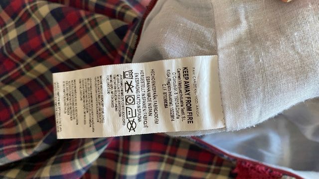 Vestido niña cuadros - algodon calentito