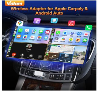 2 in 1 Adattatore Carplay Android Auto Wireless