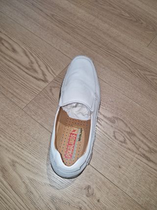 Pikolinos - Mocasines blancos talla 39
