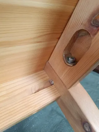 Silla madera Ikea marrón