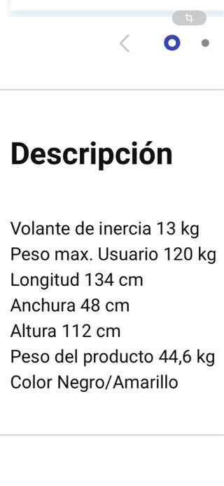 Bicicleta estática Vita