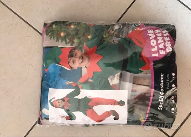 Costume Elfo Bambino 10-12 Anni