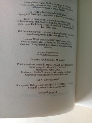 GEARS OF WAR - ASPHO FIELDS (K