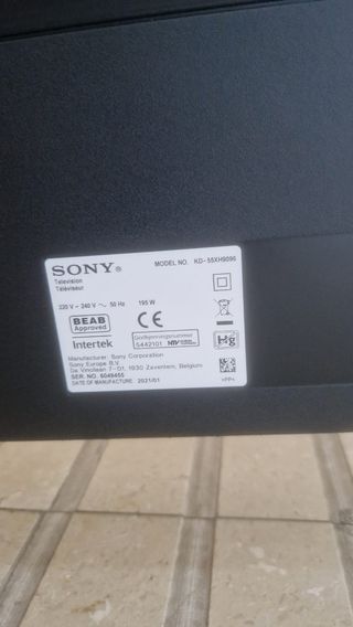TV SONY Bravia 55" 55XH9096