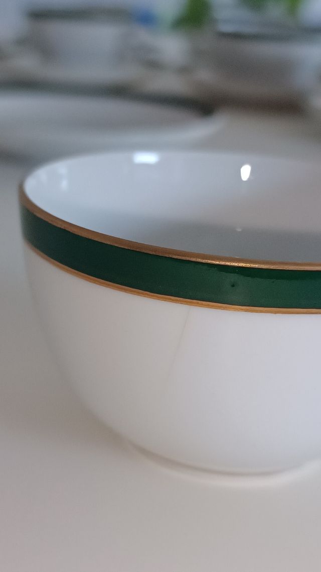 Juego de 10 tazas de café / the de porcelana