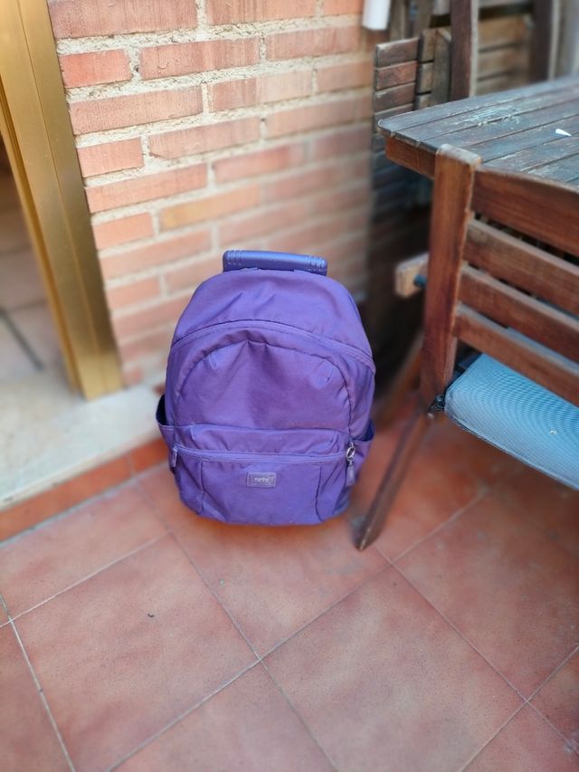 Mochila trolley TOTTO morada