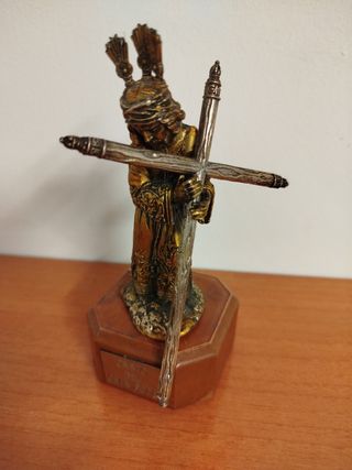 Cristo del gran poder,bañado en plata