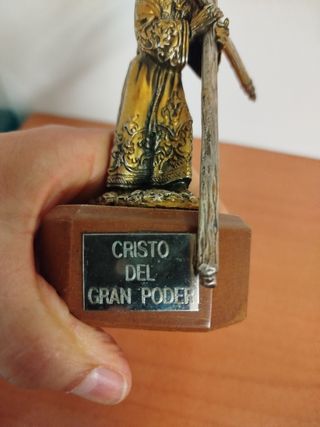 Cristo del gran poder,bañado en plata