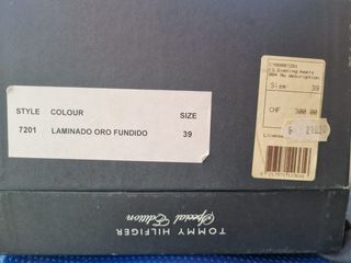 Sandali Tommy Hilfiger oro