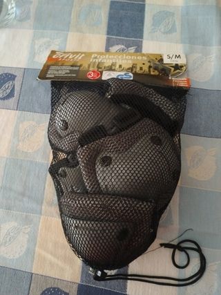 Protecciones patines - Rodilleras y coderas S/M