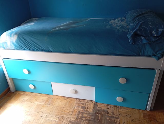 Cama nido 2 camas + 3 cajones