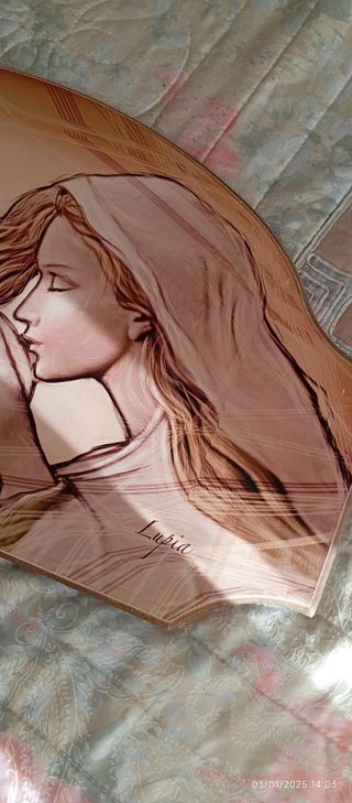 Quadro Sacra Famiglia legno