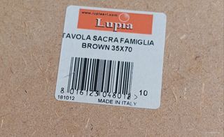 Quadro Sacra Famiglia legno