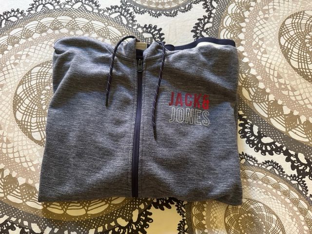 Sudadera Jack&Jones XL gris-azul