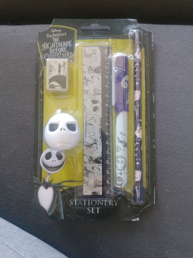 Set Papelería Pesadilla Antes Navidad