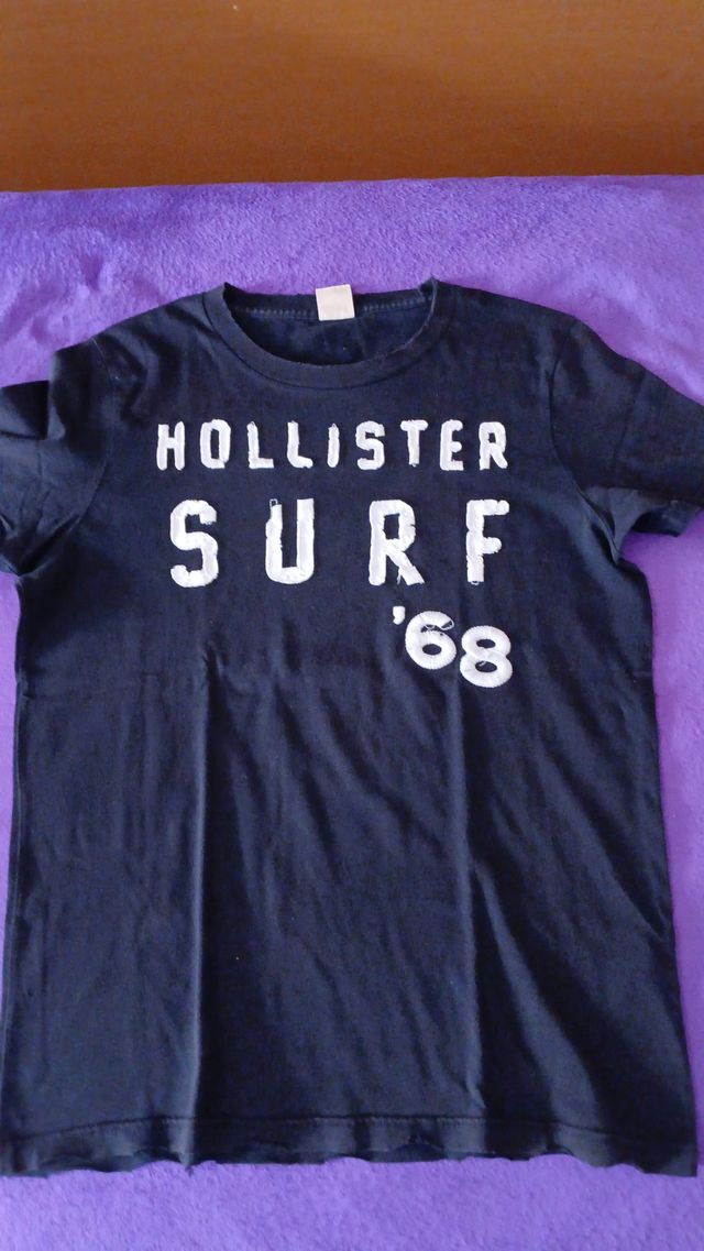 Camiseta Hollister Surf Azul Marina