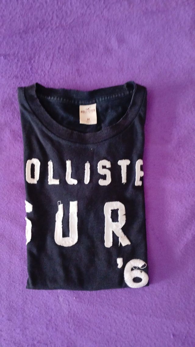 Camiseta Hollister Surf Azul Marina
