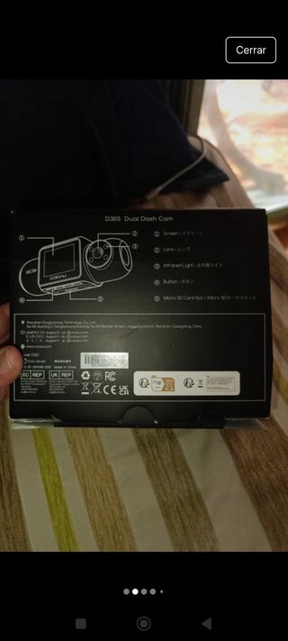 dash cam -Cámara salpicadero Cooau D305 Dual