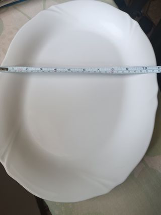 Piatto portata Tognana bianco