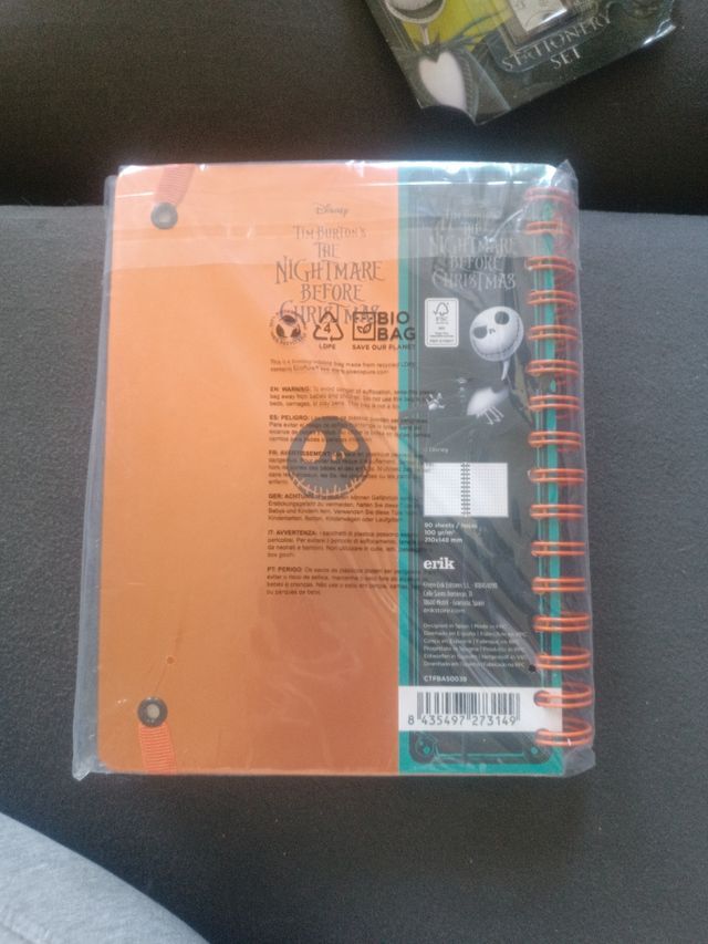 Pack Papeleria Pesadilla Antes Navidad