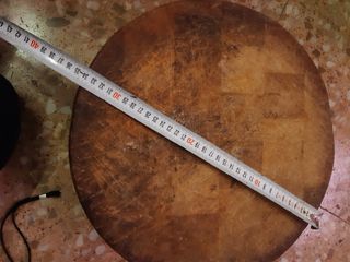 2 tablas cortar madera: pilón + cuadrada carnicero