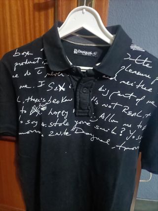 Polo desigual hombre M