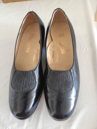 Zapatos piel negros mujer talla 37