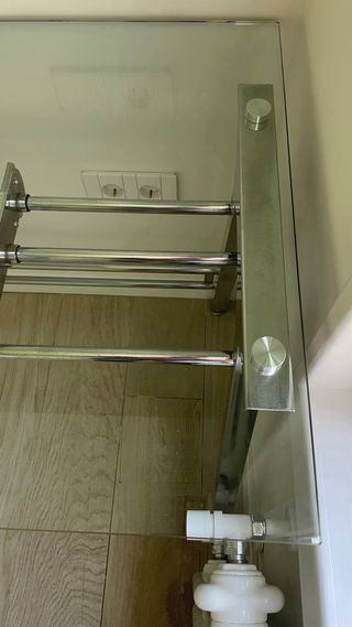 Mesa cristal moderna - oficina