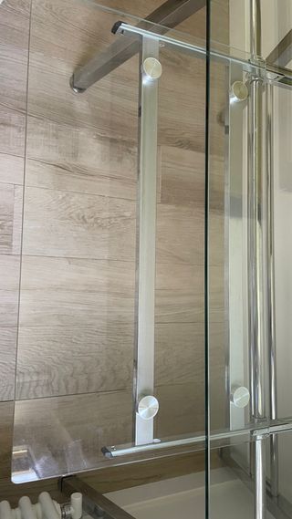 Mesa cristal moderna - oficina