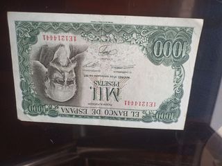 Billete 1000 Pesetas España 1971